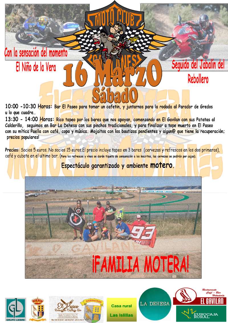 Quedada Moto Club Gavilanes