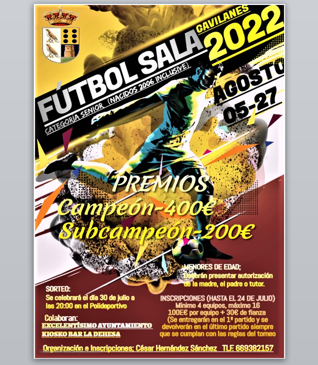 CAMPEONATO FUTBOL SALA 2022