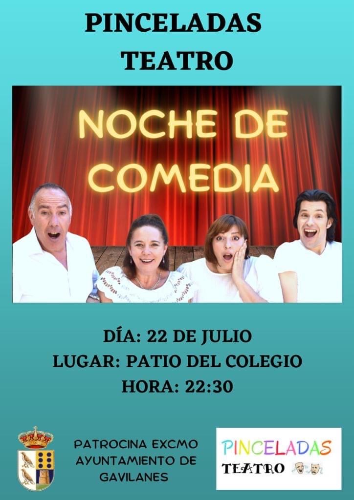 NOCHE DE COMEDIA CON TEATRO PINCELADAS