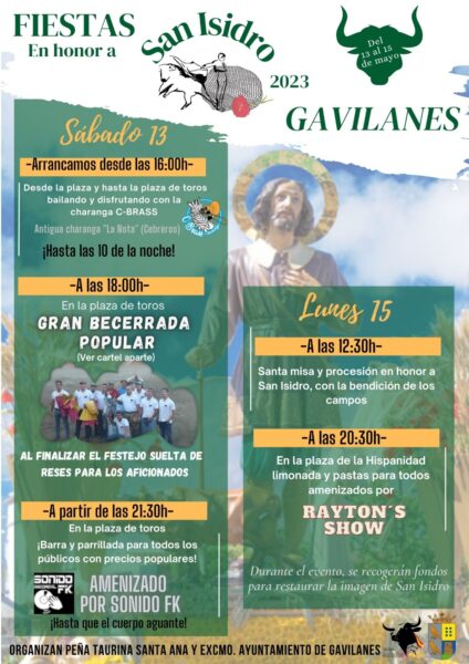 CARTELES SAN ISIDRO